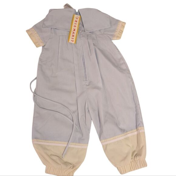 Vintage baby boy Friemanit blue outfit with matching hat - Picture 2 of 6